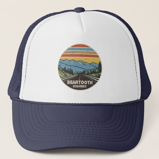 Casquette Beartooth Highway Montana Wyoming Mountains (Devant)