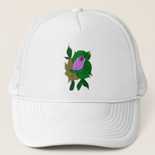 Casquette Beau dessin d'une fleur