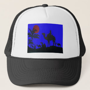 Casquette Beau Extraordinaire Sunset Camel Safari Art Imprim