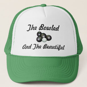 Casquette Beau logo de Bowls de pelouse,
