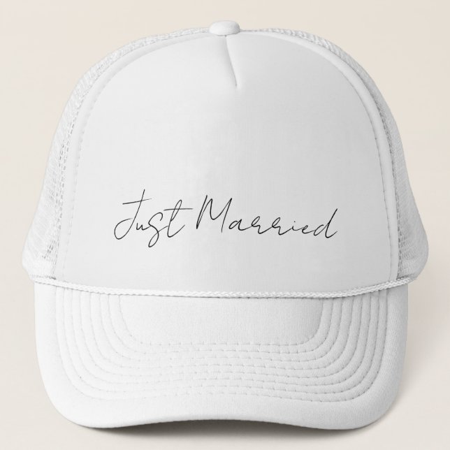 Casquette Beau Texte - Juste Marié (Devant)