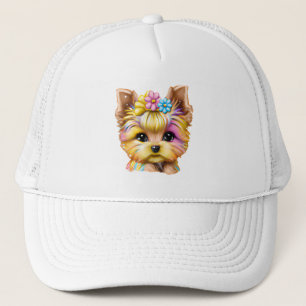 Casquette Bébé mignon et adorable Yorkie