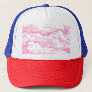 Casquette Bébé Rose Joyeux Nuages Décor