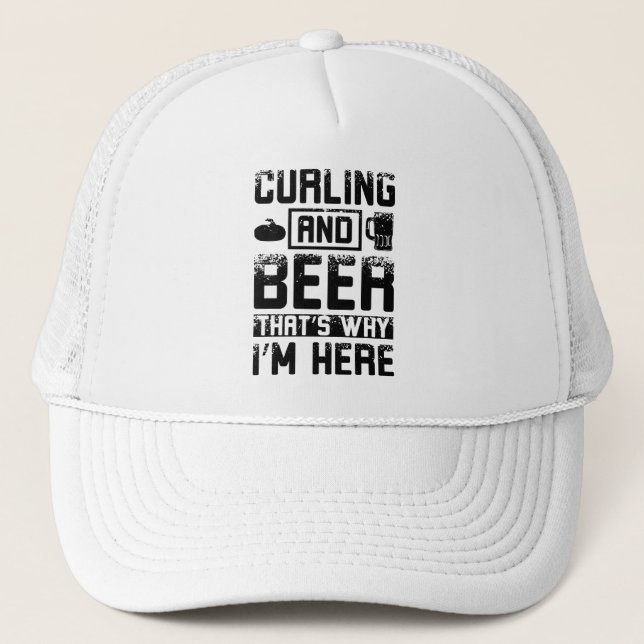 Casquette Beer de Curling (Devant)
