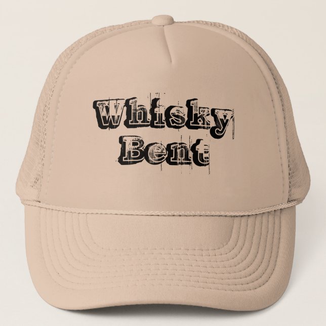 Casquette beige plié par whiskey (Devant)