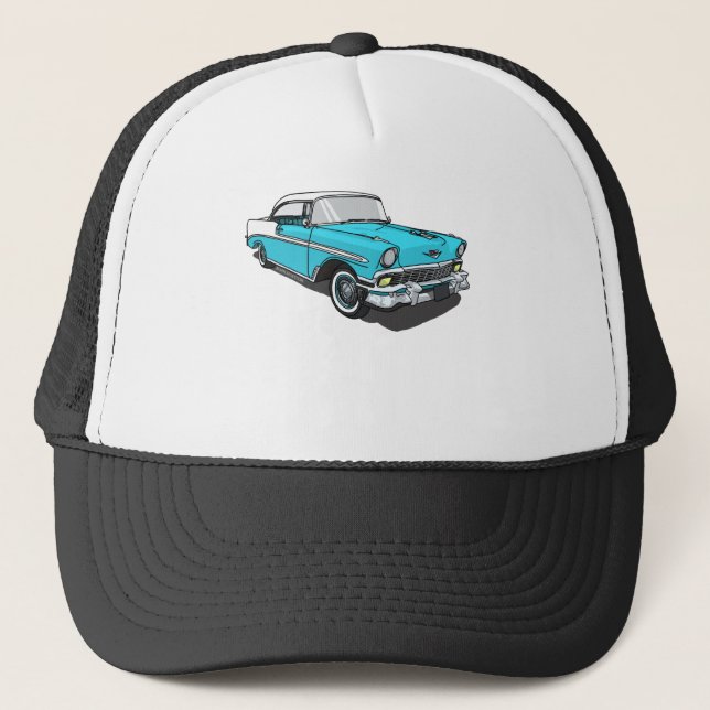 Casquette Bel Air de Chevy - bleu (Devant)