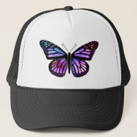 Belle aquarelle papillon Art violet