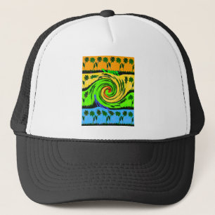 Casquette Belle Extraordinaire vague d'été vague de couleurs