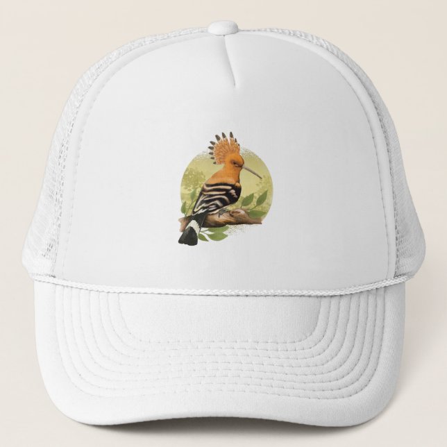 Casquette Belle Hoopoe Pour Ornithologues (Devant)