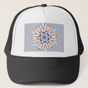 Casquette Belle Impression Géométrique Pastel Extraordinaire