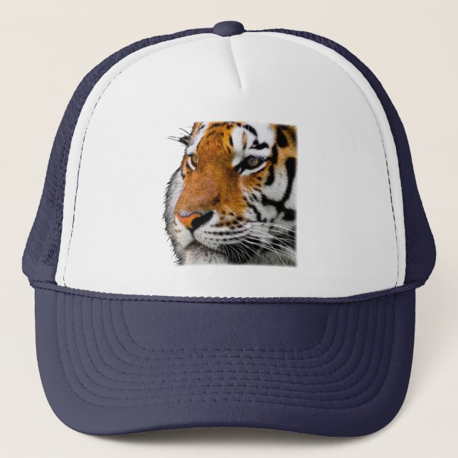 Casquette Belle photo du visage du tigre du Bengale (Devant)