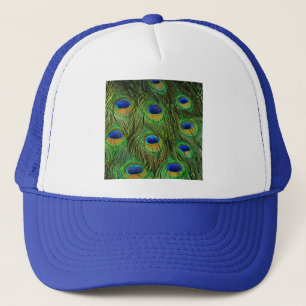 Casquette Belles plumes de paon