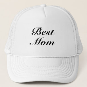 Casquette Best Black White Classic script elegant chic