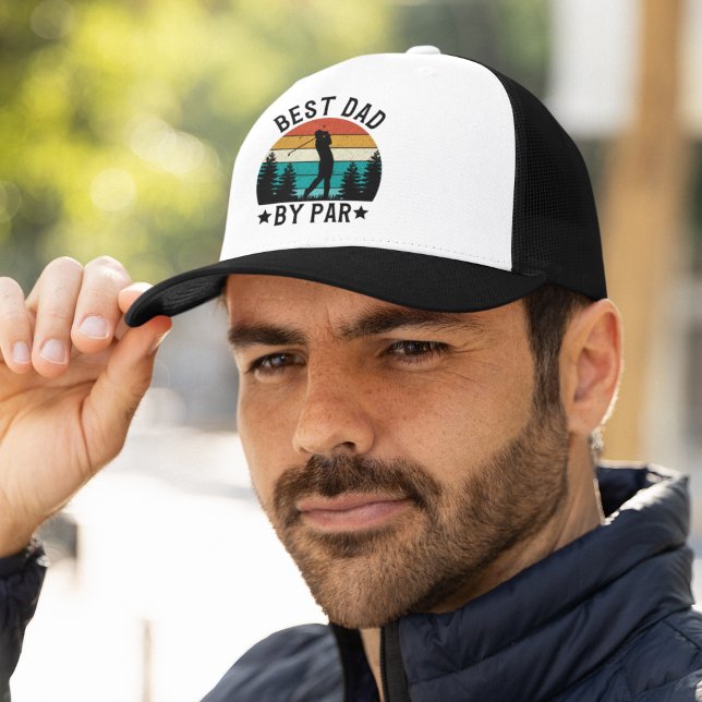 Casquette Best Dad By Par, Fun Gift For Golfer Dad (Créateur téléchargé)