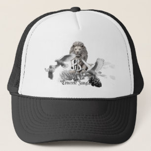 Casquette Béton Jungle B&W Trucker Chapeau