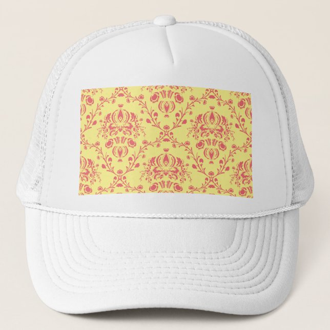 Casquette Beurre et canneberge Damas (Devant)