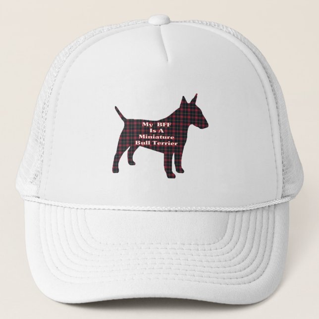 Casquette BFF de Miniature Bull Terrier (Devant)