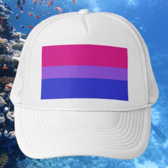 Casquette Bi Pride Bold (Créateur téléchargé)