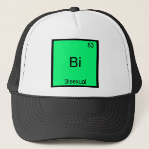 Casquette Bi - Symbole d'élément de chimie bisexuel drôle