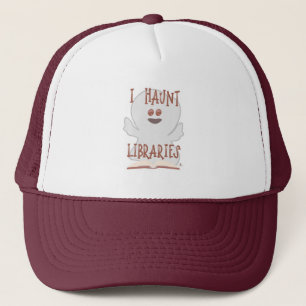 Casquette Bibliothèques Haunt Funny Bookish Ghost Art