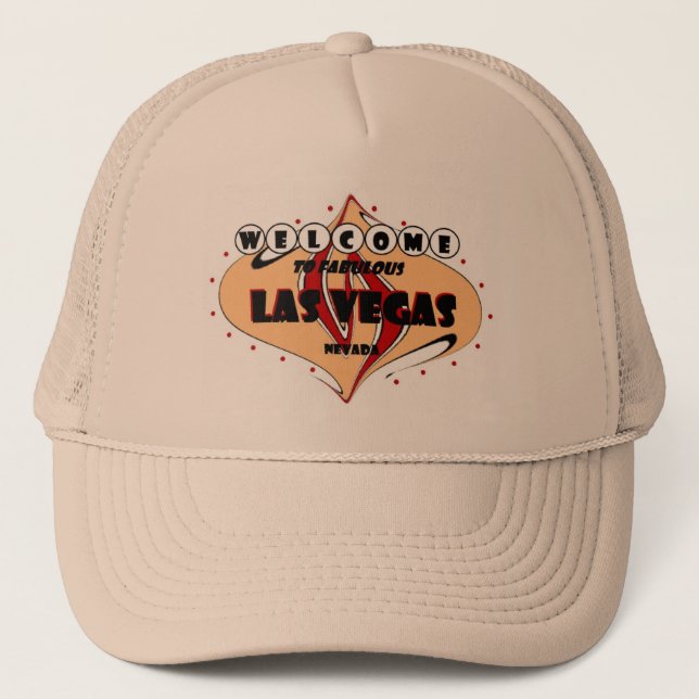 CASQUETTE BIENVENUE À LA FABULEUSE LAS VEGAS UNIQUE, ORIGINA (Devant)
