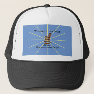 Casquette Bienvenue Dans Notre Porche Toujours Rocheuse Avec