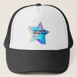 Casquette Bienvenue Petite image de texte personnalisé Baby 