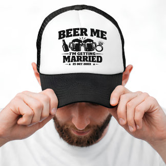 Casquette Biére à Moi Je Me Marie Enterrement de Vie de Garç