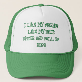 Casquette Bière amère Recherchée ici Chapeau de camion