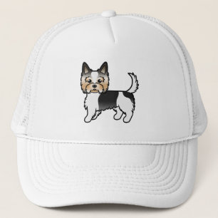 Casquette Biewer Terrier Biewer Yorkie Chien de Dessin Animé