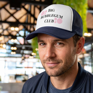 Casquette "Big Bubblegum Club" Bulles de Blague Drôle pour M