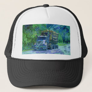 Casquette Big Rig Logging Truck Driving Trucker Hat Series