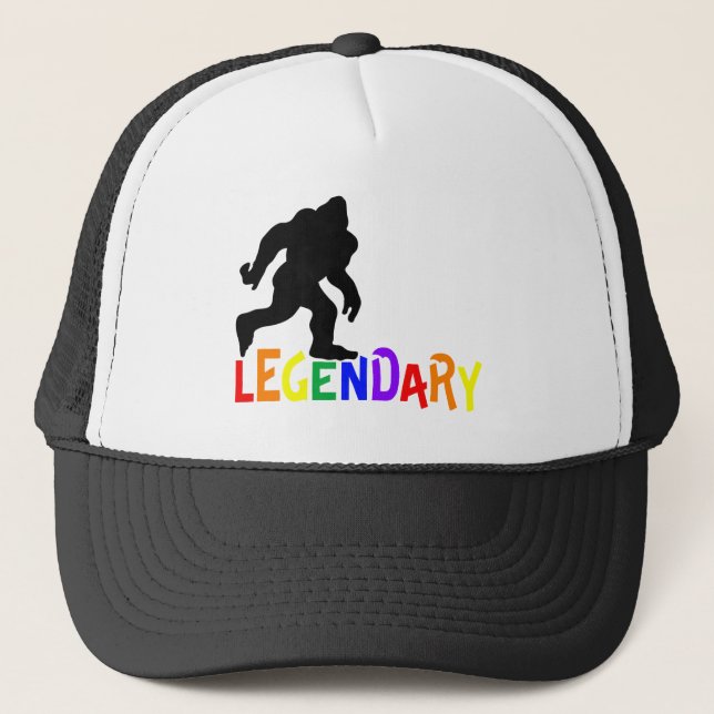 Casquette Bigfoot Legendaire Rainbow Pride (Devant)