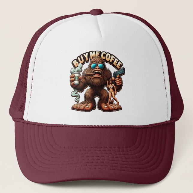 Casquette Bigfoots Morning Brew Me Acheter Un Café (Devant)