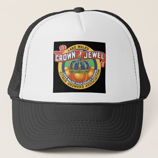 Casquette Bijou de la Couronne du lac de Galles Orange (Devant)