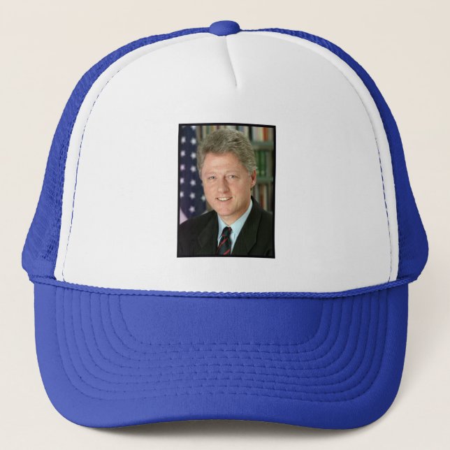 Casquette Bill Clinton Président démocrate Maison Blanche (Devant)