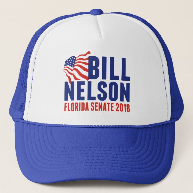 Casquette Bill Nelson pour le sénateur de Floride 2018 (Devant)