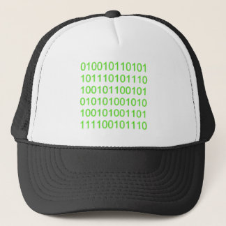 Casquette Binaire verte 01 - GeekShirts