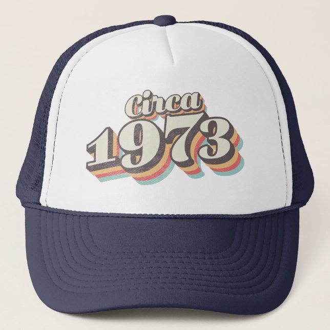 Casquette Birthday Year - Circa 1973 (Devant)