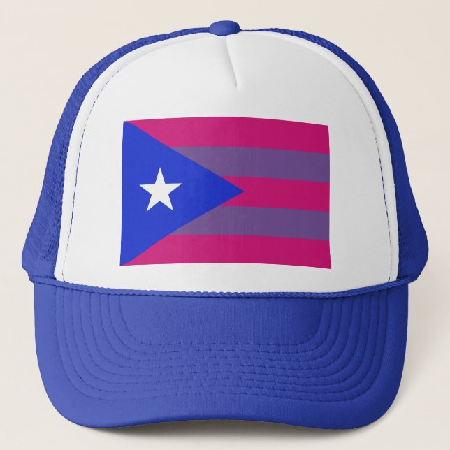 Casquette bisexuel de camionneur de la fierté (Devant)
