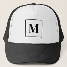 Casquette Black and White Monogram
