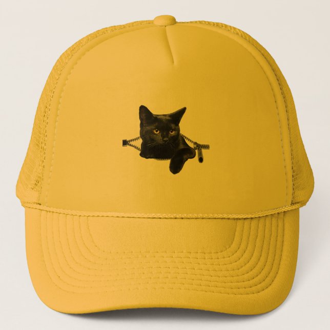 Casquette Black cat (Devant)