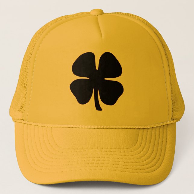 Casquette Black Clover yellow foam trucker hat (Devant)