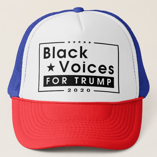 Casquette Black Voices pour Trump 2020 (Devant)