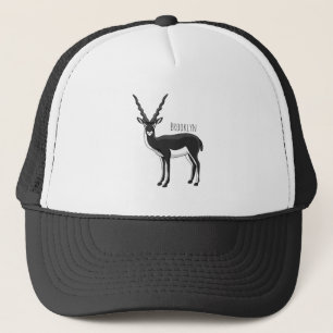 Casquette Blackbuck antelope illustration