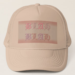 CASQUETTE BLAH BLAH DESIGN PÂLE ROSE PURPLE