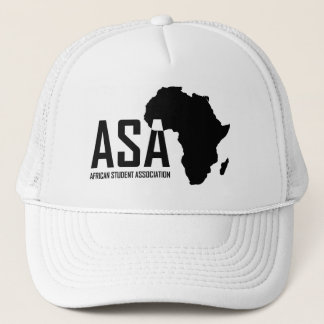 Casquette blanc de camionneur d'asa
