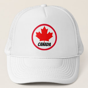 Casquette Blanc rouge d'érable de feuille de jour canadien