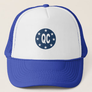 Casquette blanc royal DESIGN QUEBEC Truckerkappe
