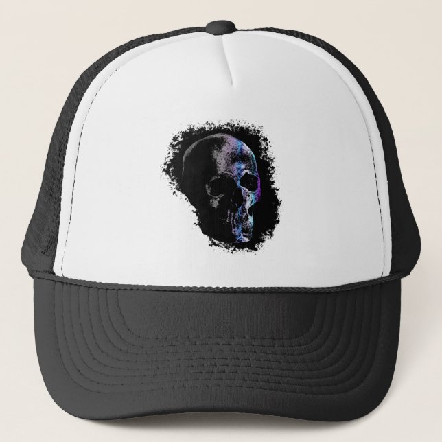 Casquette Bleu écaille violet (Devant)